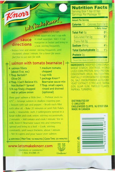 Product image of Knorr Béarnaise Sauce Mix 0.9 oz 0.9 oz Pack of 12