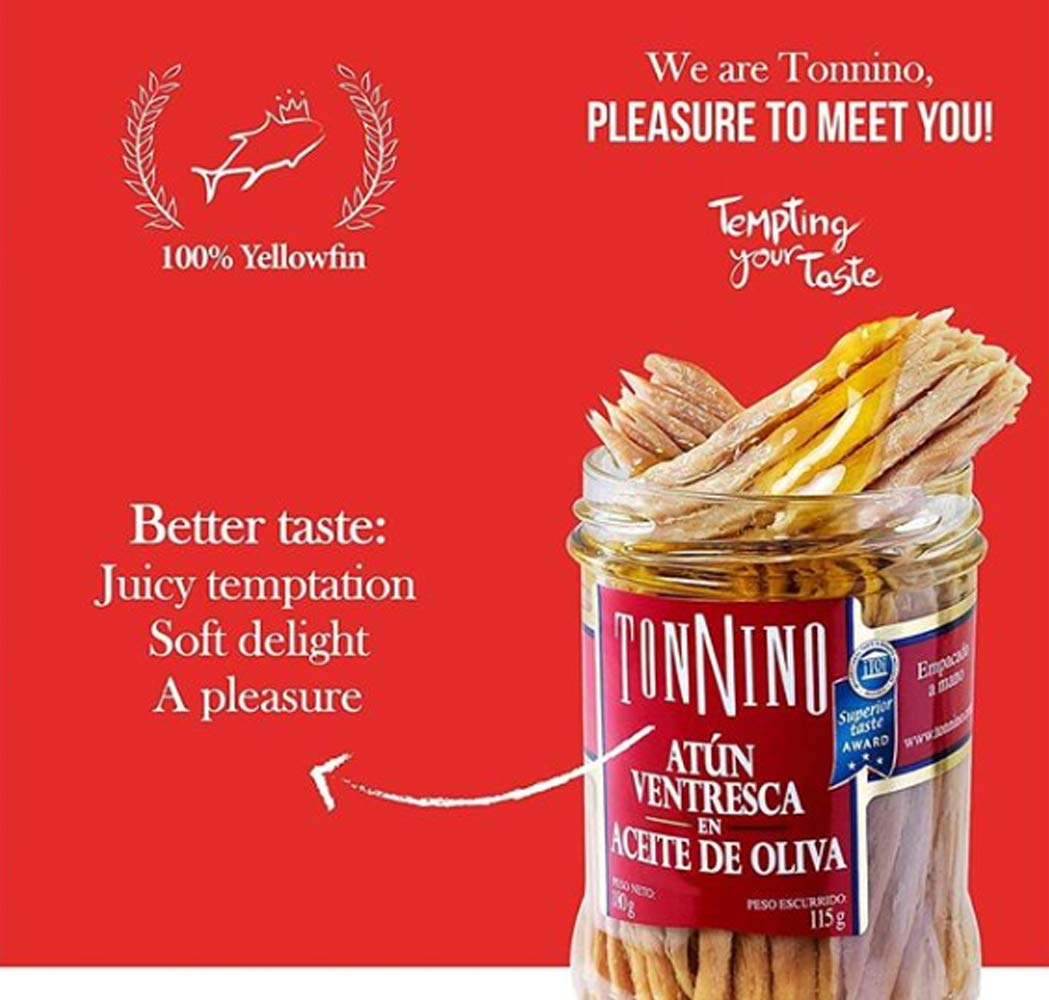 Product image of Tonnino Tuna Ventresca in Oil 4 oz 4 oz Pack of 6