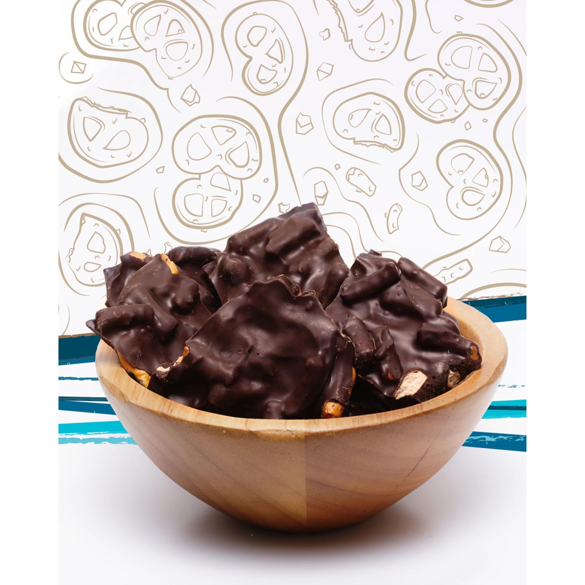 Product image of barkTHINS Dark Chocolate Pretzel and Sea Salt Snacking Chocolate Bag 4.7 oz 4.7 oz
