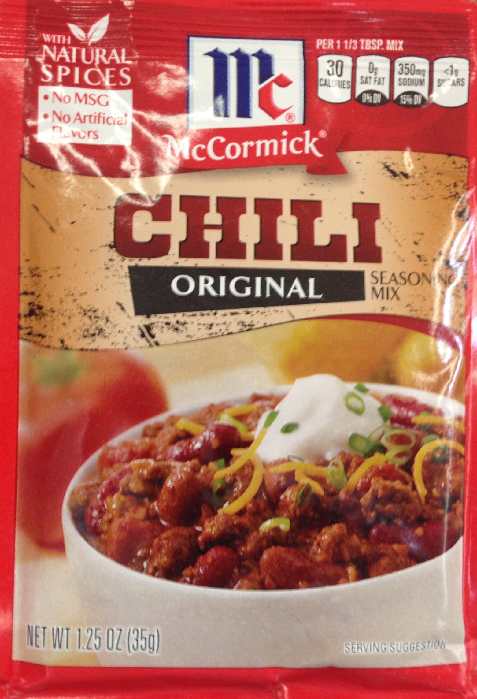 Product image of McCormick Original Chili Seasoning Mix 1.25 oz 1.25 oz Pack of 10