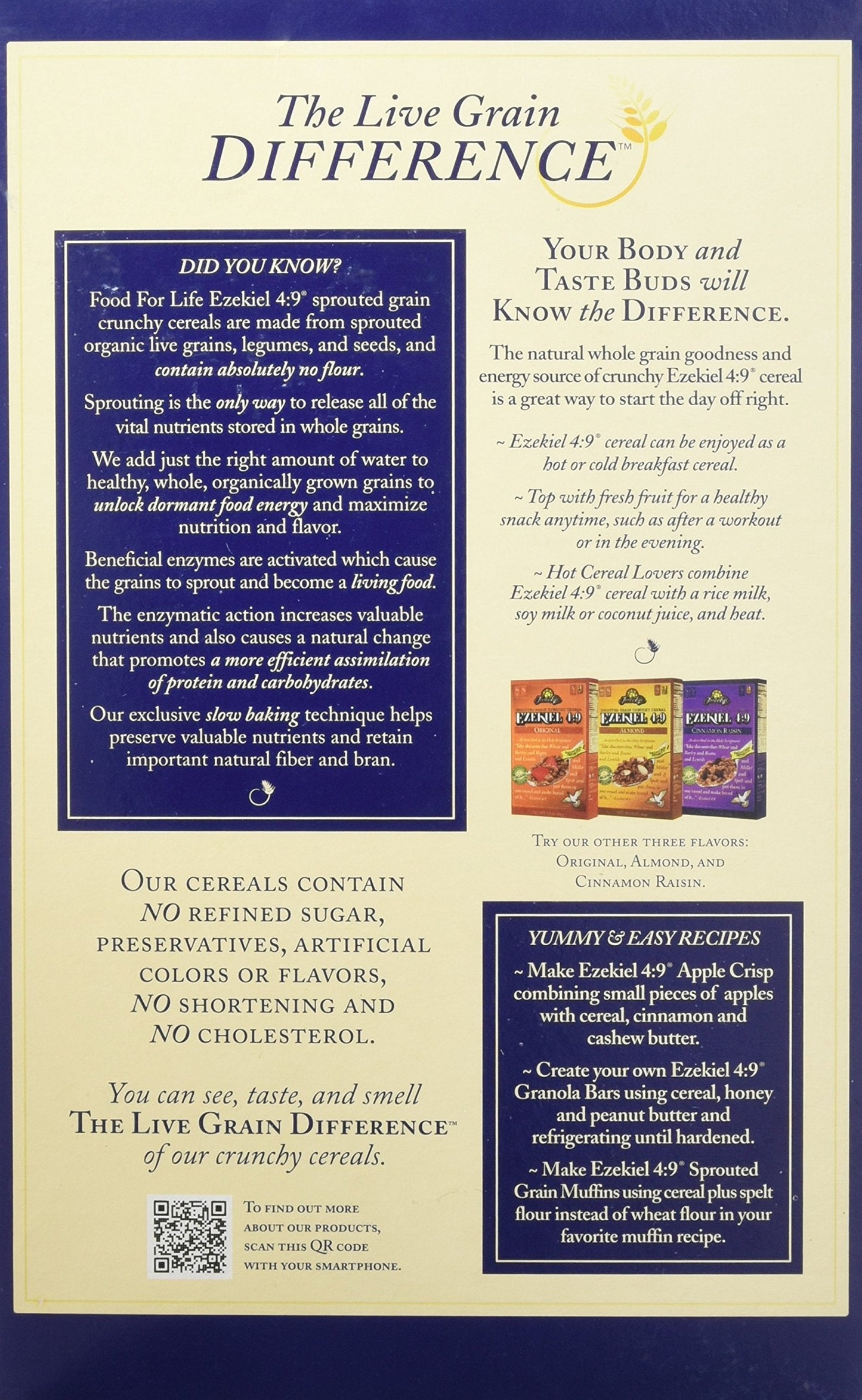Product image of Food for Life Ezekiel 4:9 Golden Flax Breakfast Cereal 16 oz 16 oz