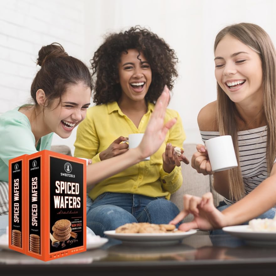 Product image of Sweetzels Ginger Snap Cookies Made Real Ginger and Molasses Crunchy and Flavorful Pack of 2
