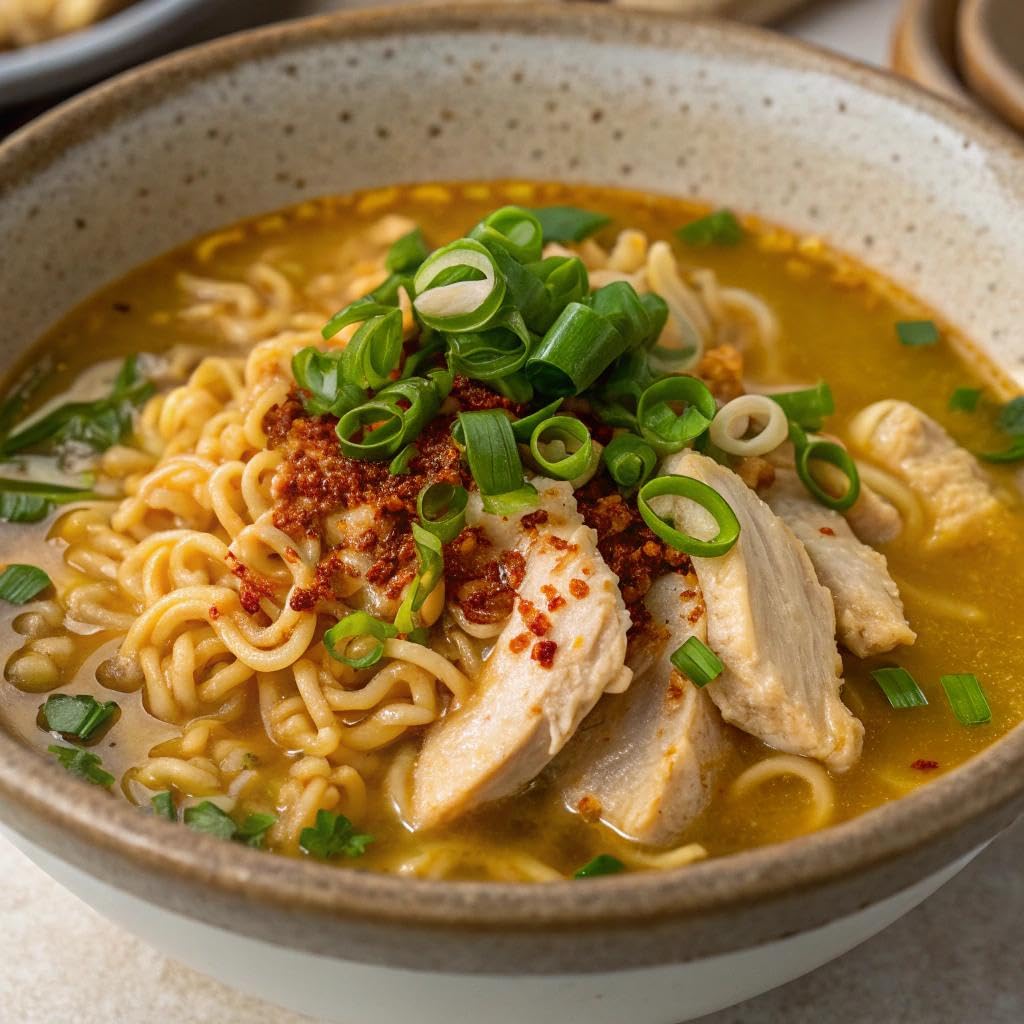 Product image of MAMA Chicken Flavor Instant Noodles Spicy Thai Style No Trans Fat Pack of 30