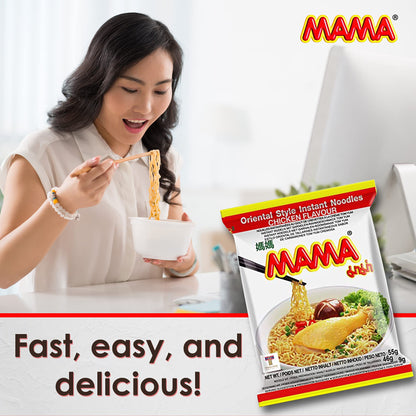 Product image of MAMA Chicken Flavor Instant Noodles Spicy Thai Style No Trans Fat Pack of 30