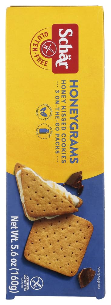 Product image of Schar Honeygrams Cookies Gluten-Free 5.6 oz 5.6 oz Pack of 2