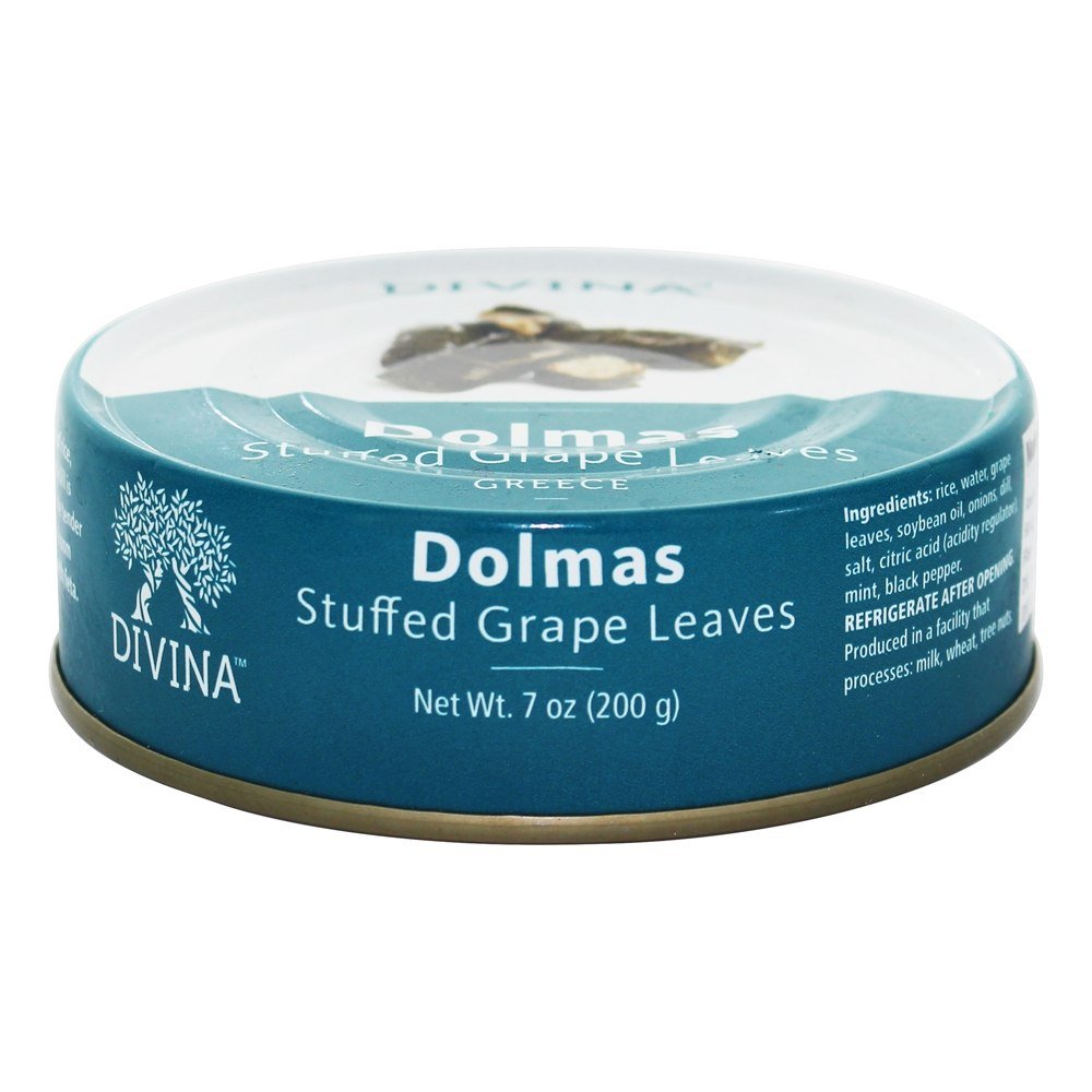 Product image of Divina Stuffed Grape Leaves Dolmas 7 oz 7 oz Pack of 4