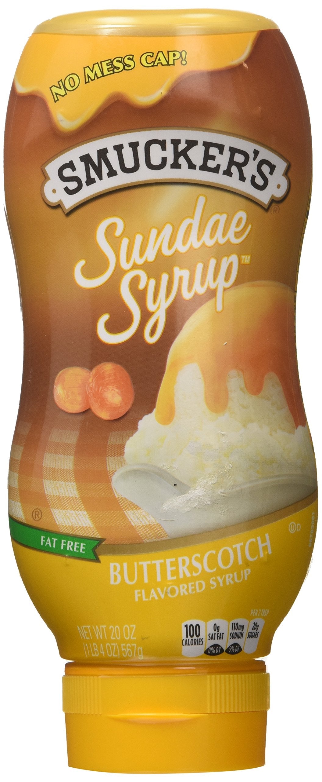 Product image of Smucker's Butterscotch Sundae Syrup 1.25 lb Pack of 2