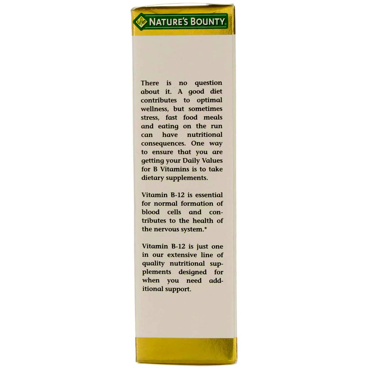Product image of Nature's Bounty Vitamin B-12 Sublingual Liquid 5000 mcg Energy Health Support 2 oz 2 oz Pack of 4