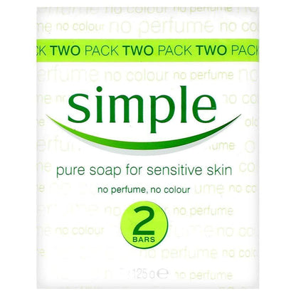 Product image of Simple Pure Soap For Sensitive Skin Women 2 ct 2 Count