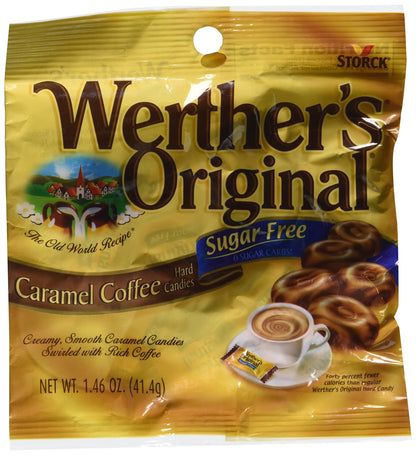 Product image of Werther's Original Sugar Free Caramel Coffee Hard Candies Pack of 3
