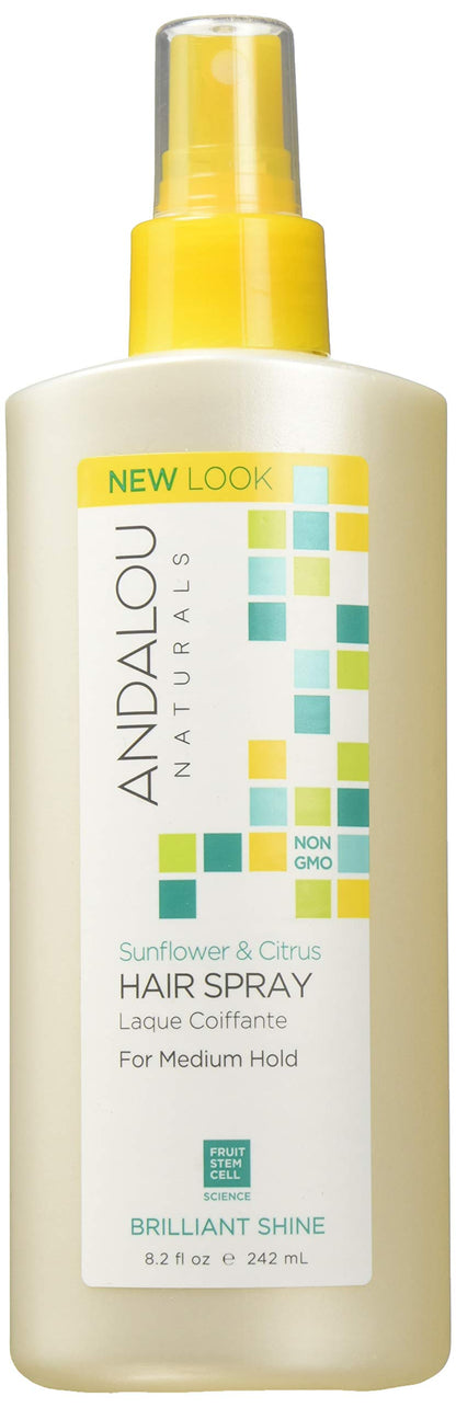 Product image of Andalou Naturals Medium Hold Hair Spray Sunflower and Citrus 8.2 fl oz 8.2 fl oz