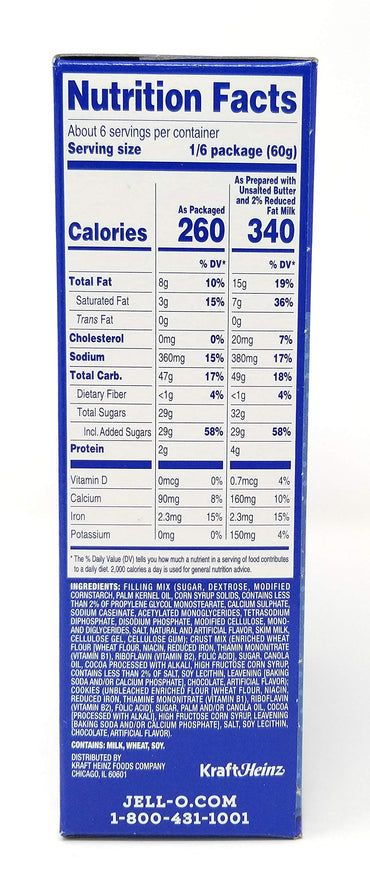 Product image of Jell-O Oreo No Bake Dessert 12.6oz 12.6 oz Pack of 2