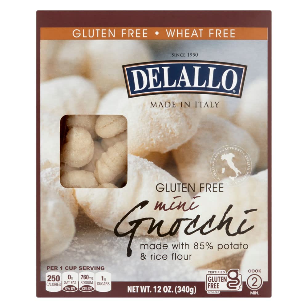 Product image of DeLallo Gluten Free Potato and Rice Mini Gnocchi Box 12 oz 12 oz Pack of 6