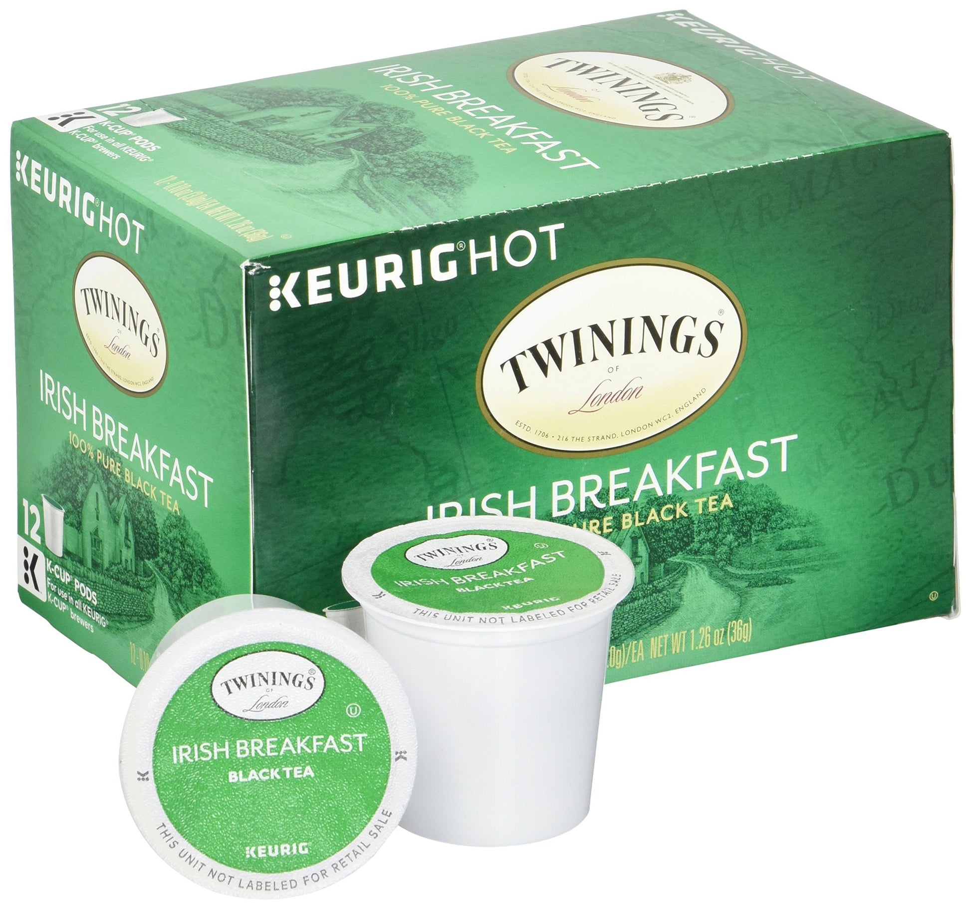 Product image of Twinings Irish Breakfast Tea Keurig K-Cups Pack of 12