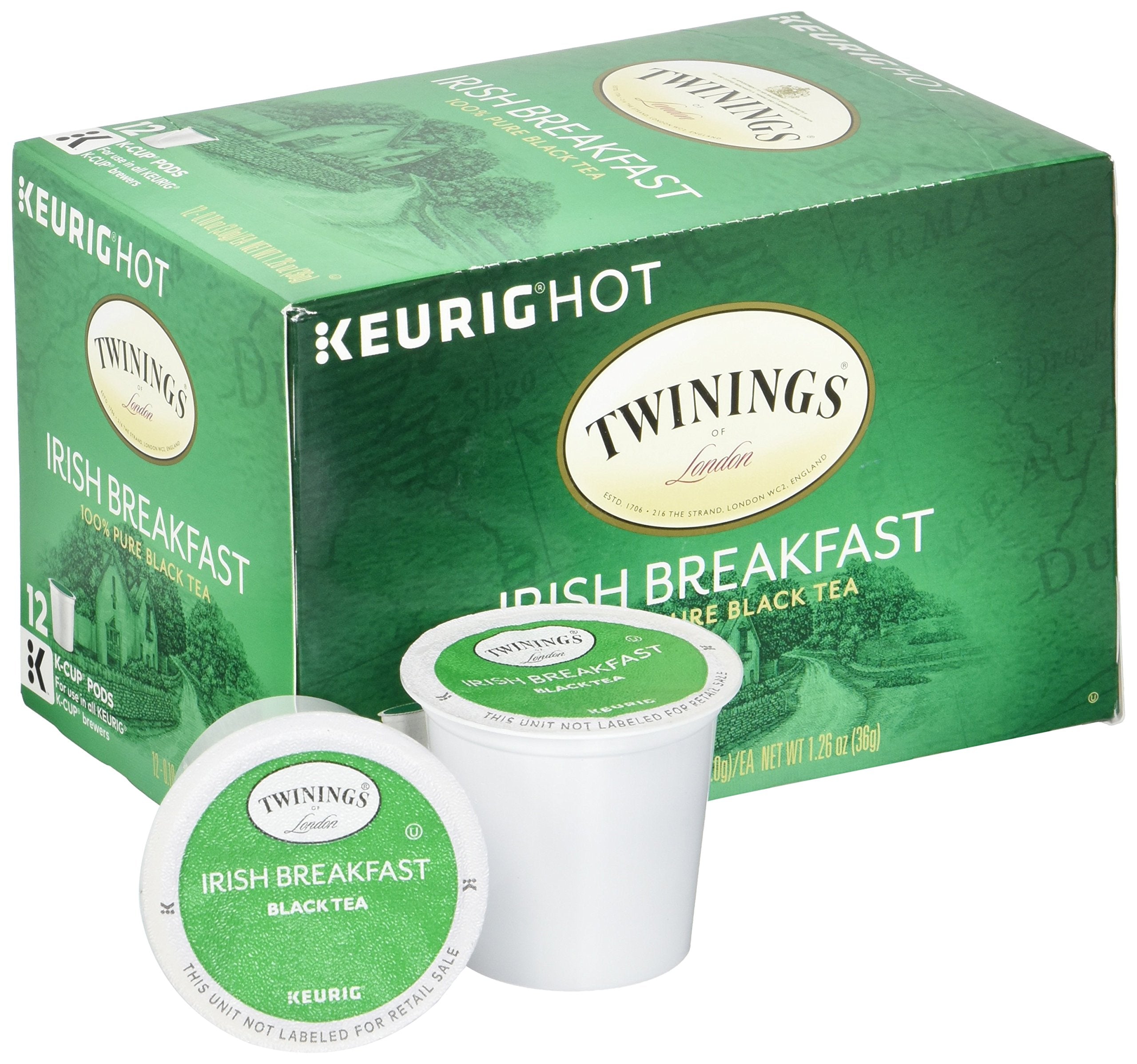 Product image of Twinings Irish Breakfast Tea Keurig K-Cups Pack of 12
