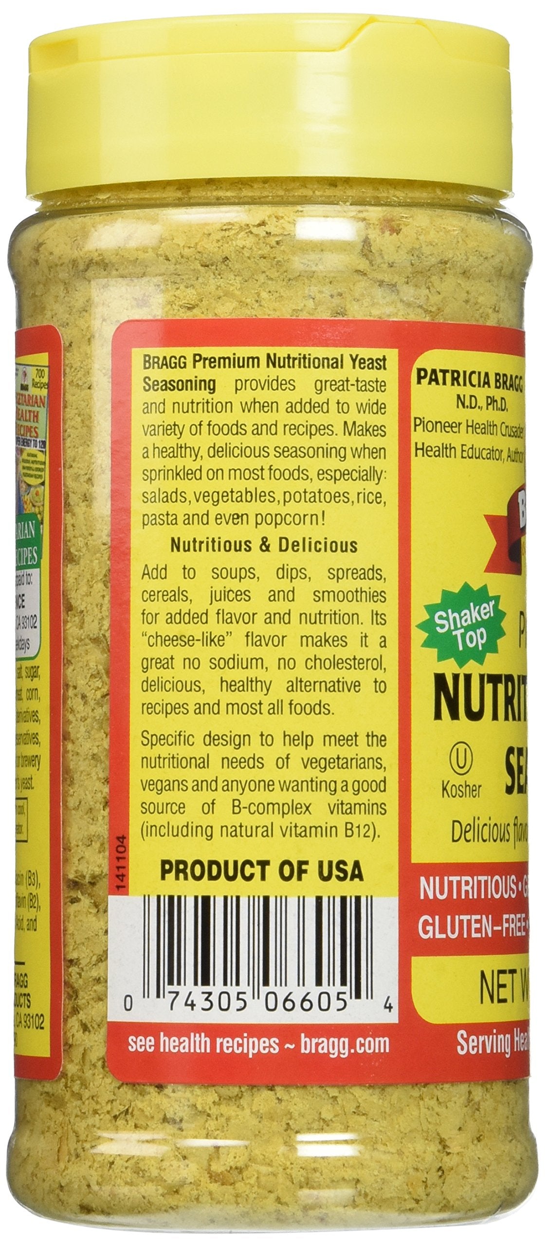Product image of Bragg Nutritional Yeast Dried Plant 4.5 oz 4.5 oz Pack of 2