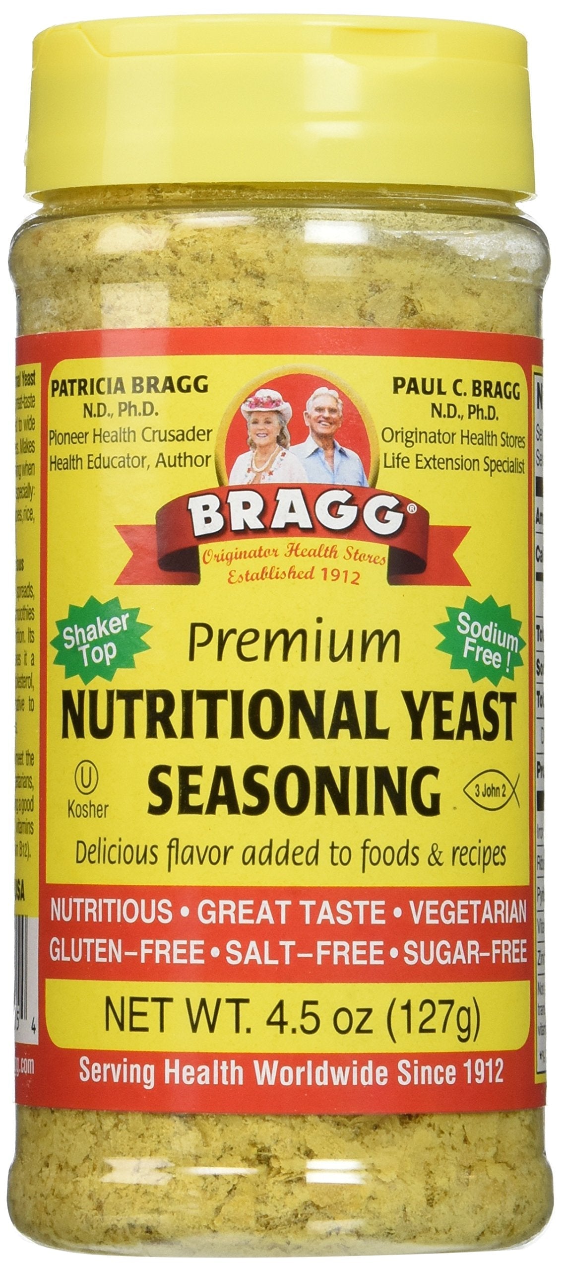 Product image of Bragg Nutritional Yeast Dried Plant 4.5 oz 4.5 oz Pack of 2