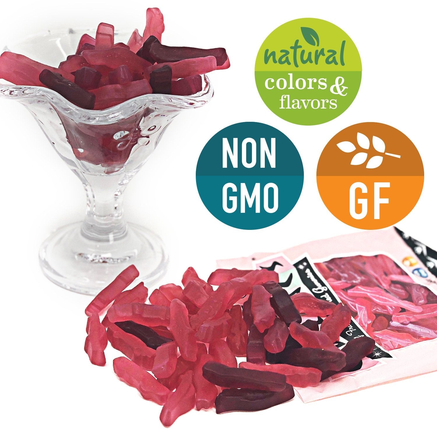 Product image of Gerrit's Pink Cadillacs Novelty Gummy Candy 5.2 oz 5.2 oz Pack of 12