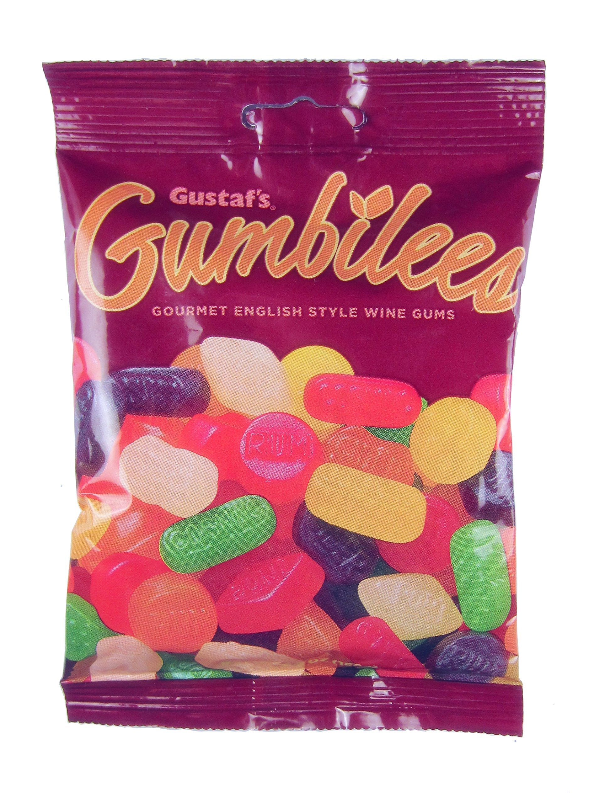 Product image of Gustaf's Gumbilees Gourmet English Style Wine Gums 5.2 oz 5.2 oz Pack of 12