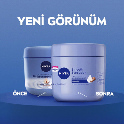 Product image of NIVEA Body Cream Irresistibly Smooth Shea Butter Dry Skin 13.53 fl oz 13.53 fl oz