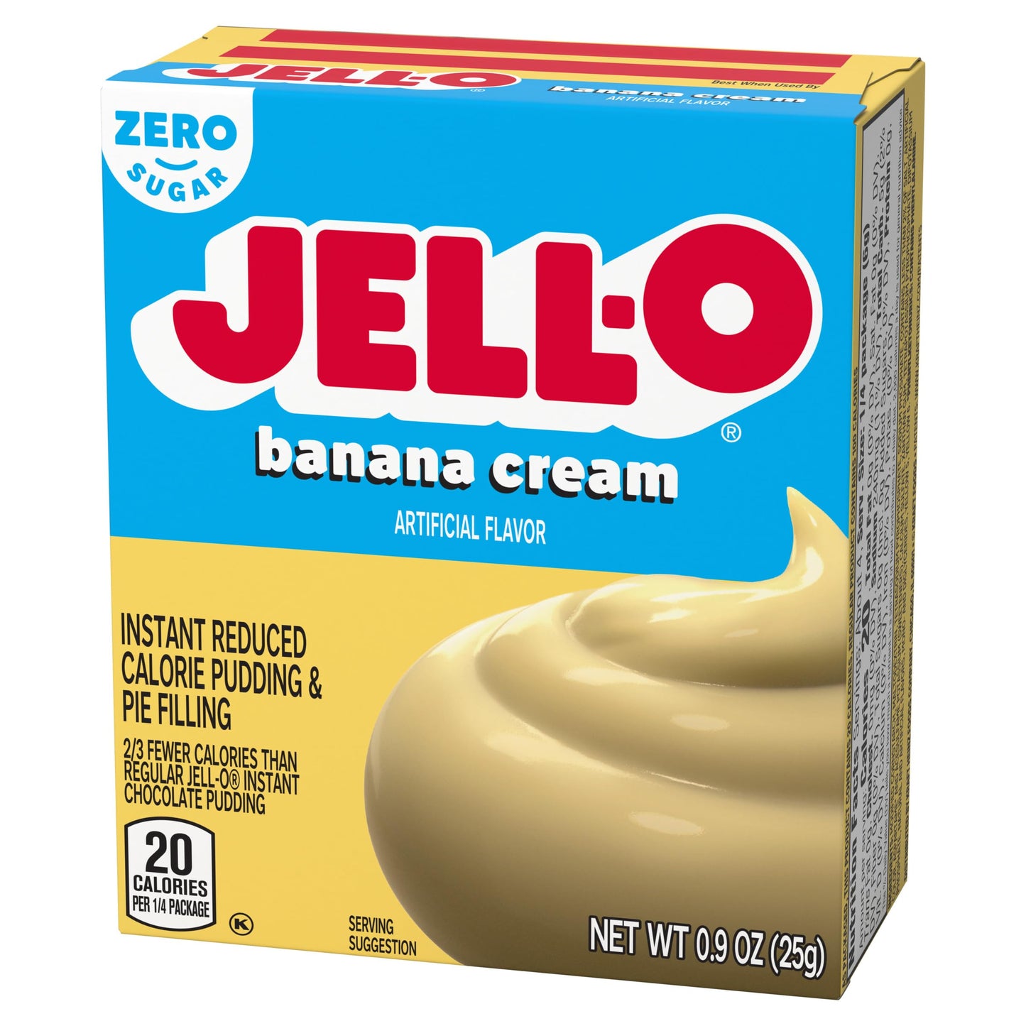 Product image of Jell-O Sugar-Free Fat Free Instant Banana Pudding and Pie Filling Boxes 0.9 oz 0.9 oz Pack of 6