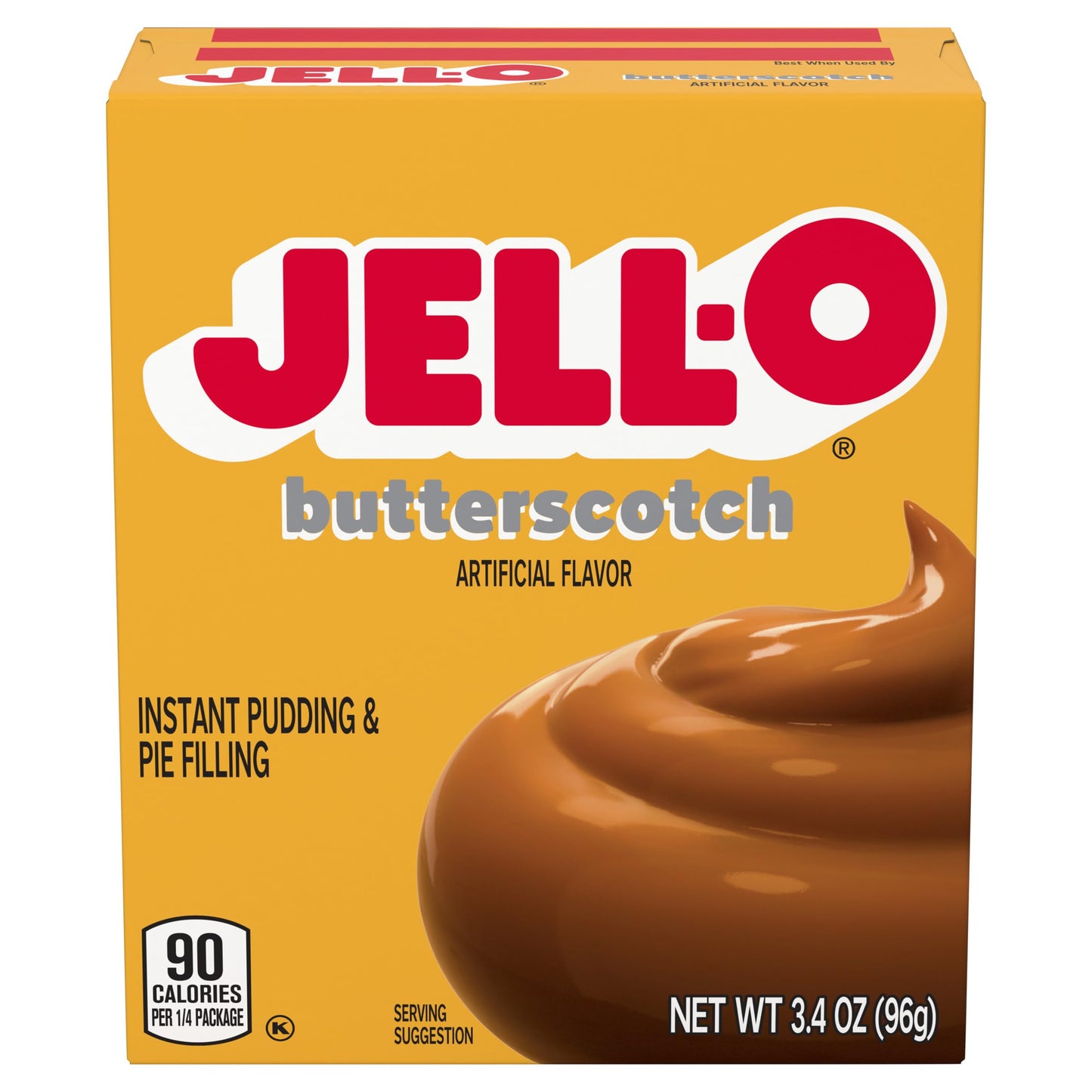 Product image of Jell-O Instant Butterscotch Pudding and Pie Filling Boxes 3.4 oz 3.4 oz Pack of 6