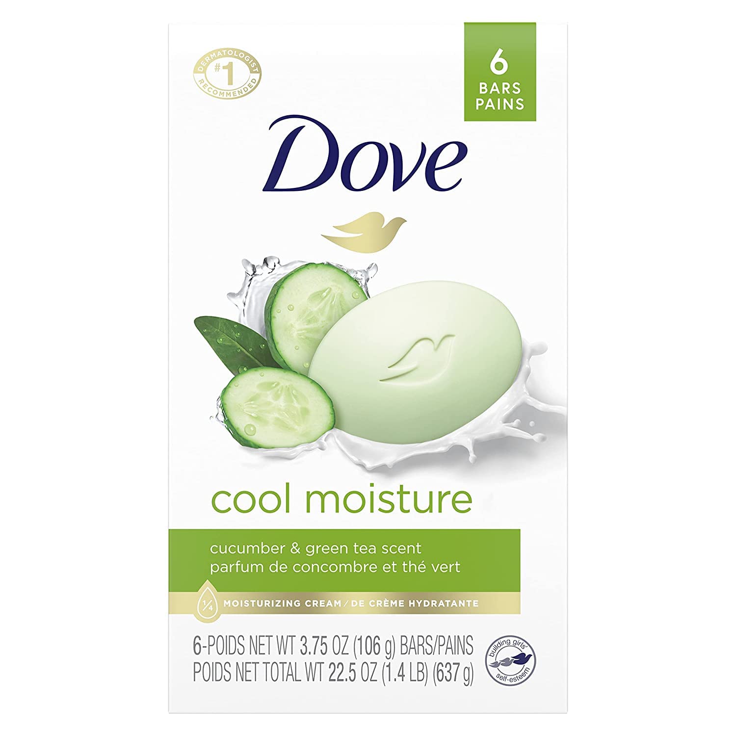Product image of Dove Go Fresh Beauty Bar Cool Moisture 6 ct 4 oz 4 oz Pack of 2