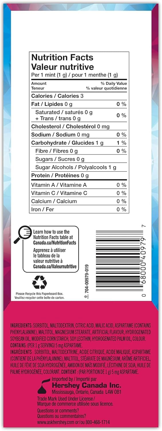 Product image of Ice Breakers Duo Raspberry Mints Sugar-Free Breath Mints 1.27 oz 1.27 oz Pack of 6