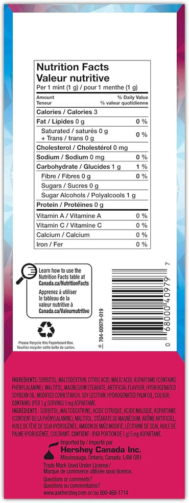 Product image of Ice Breakers Duo Raspberry Mints Sugar-Free Breath Mints 1.27 oz 1.27 oz Pack of 6