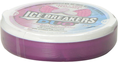 Product image of Ice Breakers Duo Raspberry Mints Sugar-Free Breath Mints 1.27 oz 1.27 oz Pack of 6