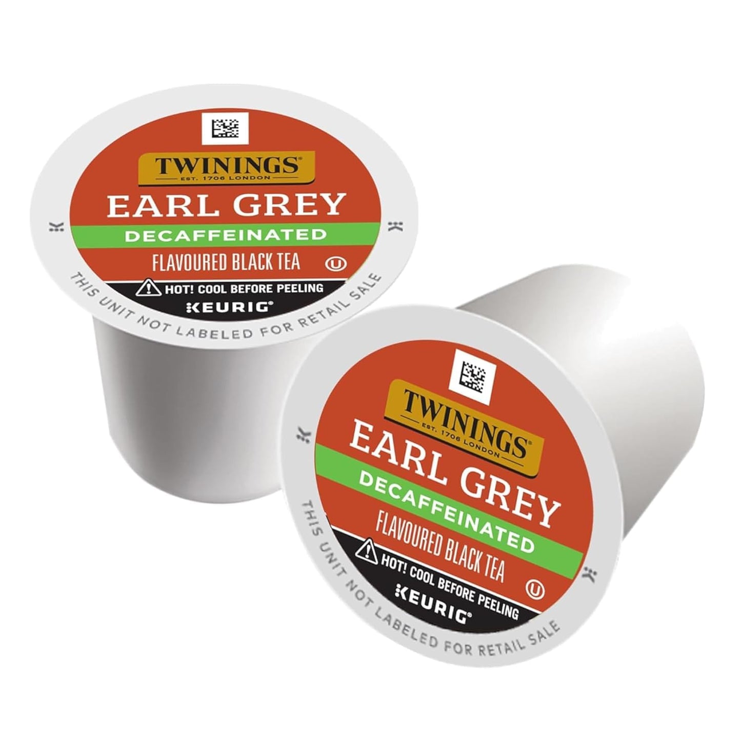 Product image of Twinings Decaf Earl Grey K-Cup Pods for Keurig Decaffeinated Black Tea Citrus and Bergamot Flavor 24 ct Pack