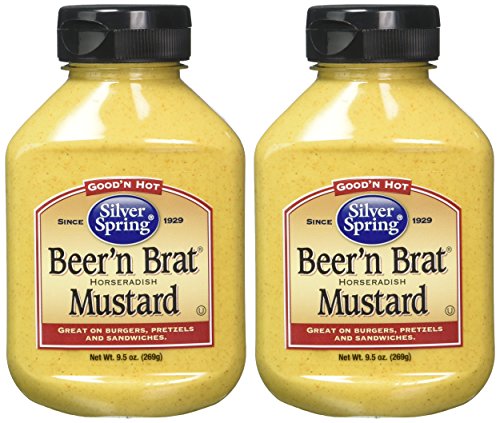 Product image of Silver Spring Beer and Brat Mustard Condiment 9.5 oz 9.5 oz Pack of 2