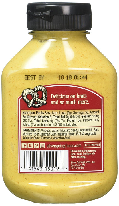 Product image of Silver Spring Beer and Brat Mustard Condiment 9.5 oz 9.5 oz Pack of 2