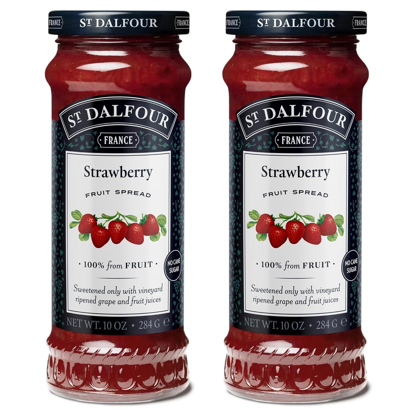 Product image of St. Dalfour Strawberry Fruit Spread 100% from Fruit No Artificial Ingredients Non-GMO No Cane Sugars All