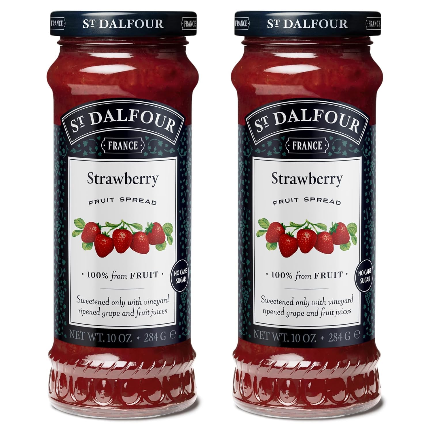 Product image of St. Dalfour Strawberry Fruit Spread 100% from Fruit No Artificial Ingredients Non-GMO No Cane Sugars All
