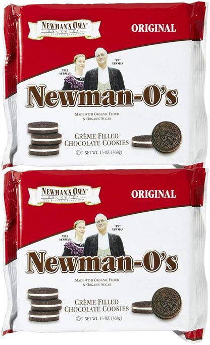 Product image of Newman's Own Organics Chocolate Vanilla Creme Cookie 13 oz 13 oz Pack of 2