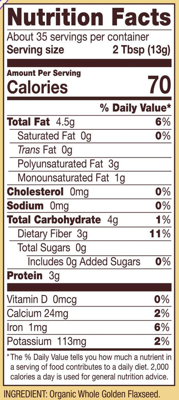 Product image of Bob's Red Mill Golden Flaxseed Meal Flour 16 oz 16 oz Pack of 2