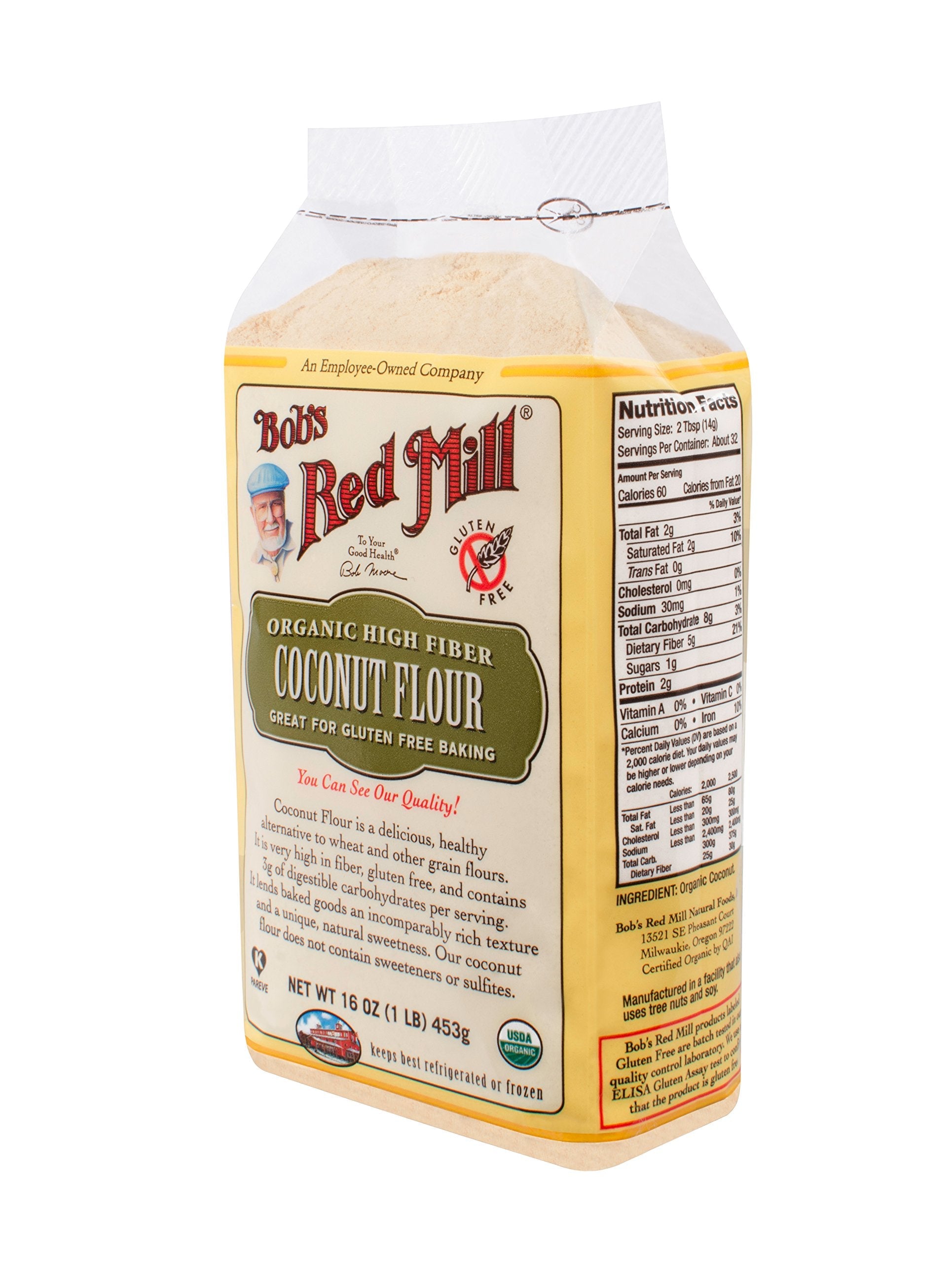 Product image of Bob's Red Mill Organic Coconut Flour 16 oz 16 oz