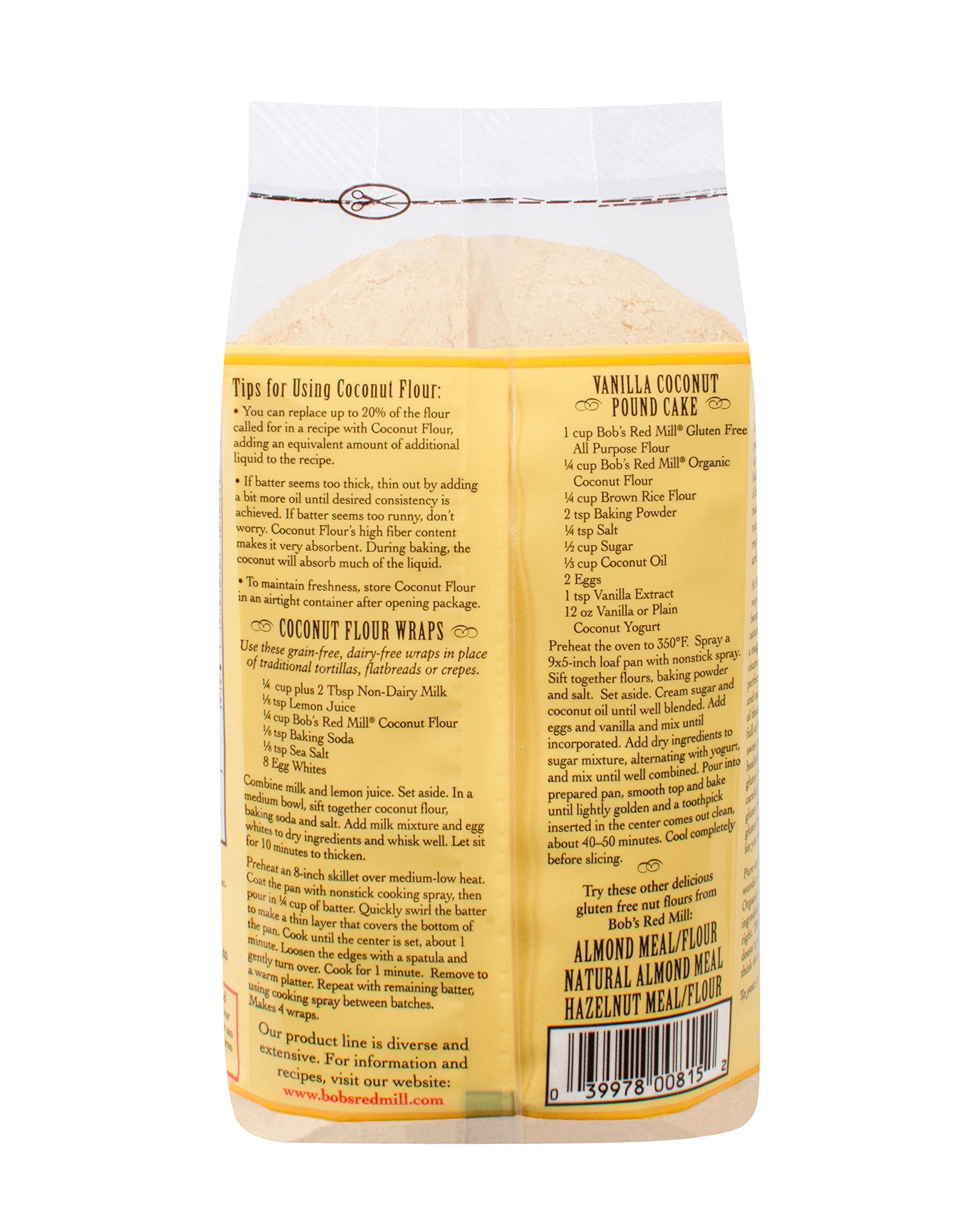 Product image of Bob's Red Mill Organic Coconut Flour 16 oz 16 oz