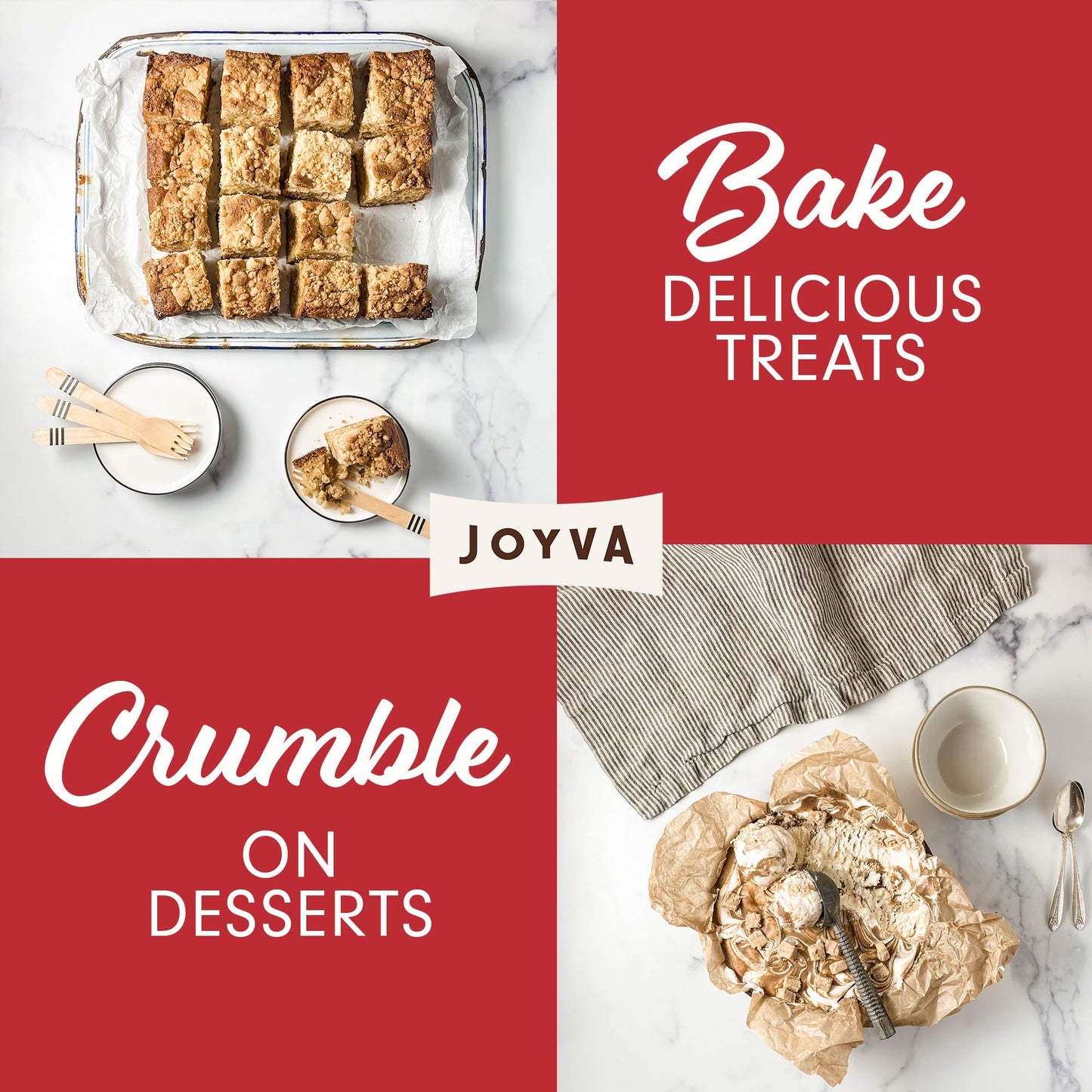 Product image of Joyva Halvah Marble Sesame Treat Dairy Free Gluten-Free Kosher Parve Handcrafted in Brooklyn 16 oz 16 oz