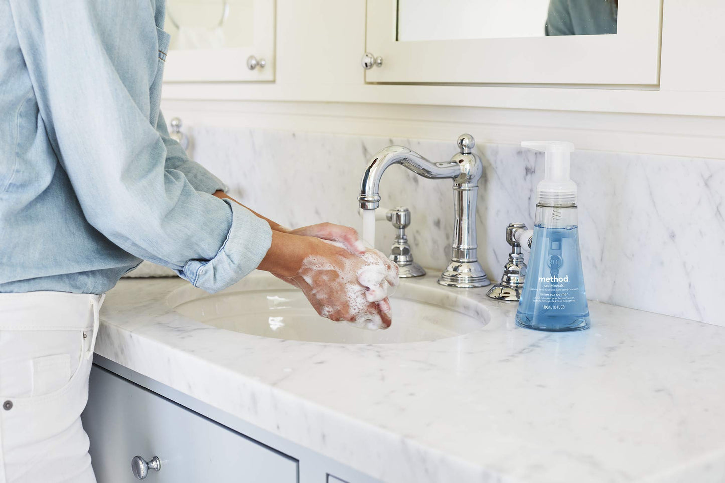 Product image of Method Foaming Hand Wash Refill Pouch Sea Minerals 28 fl oz 28 fl oz Pack of 3