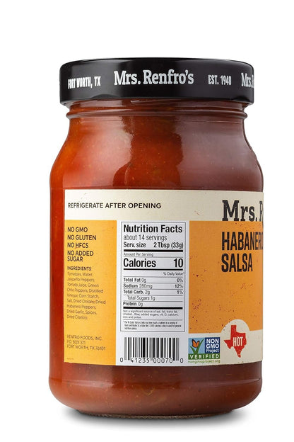 Product image of Mrs. Renfro's Habanero Hot Salsa 16 oz 16 oz Pack of 2
