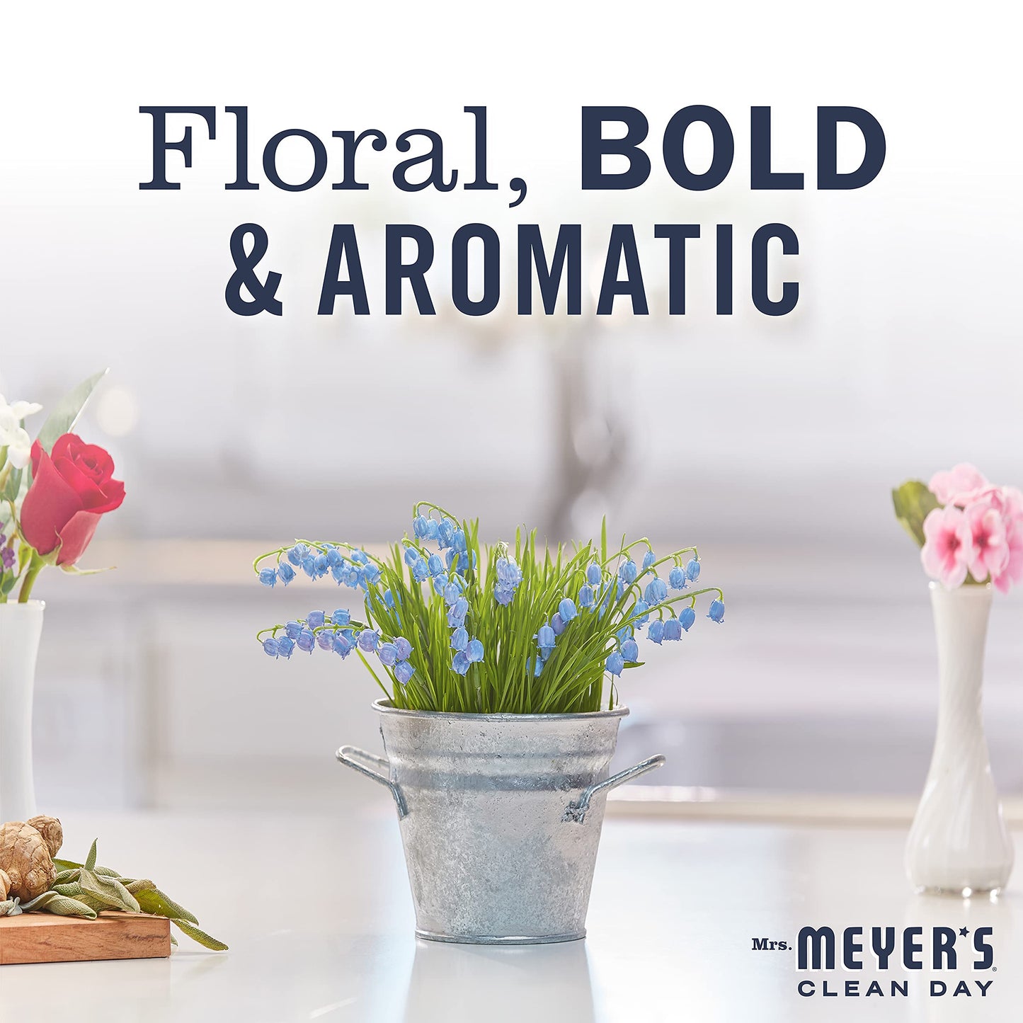 Product image of Mrs. MEYER'S Clean Day Bluebell Hand Soap 12.5 fl oz 12.5 fl oz Pack of 3