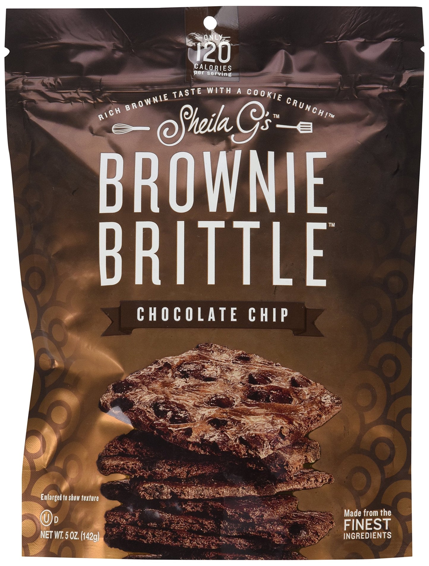 Product image of Sheila G's Brownie Brittle Chocolate Chip 5 oz 5 oz Pack of 6