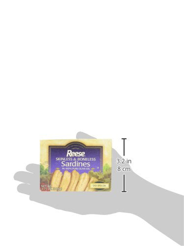 Product image of Reese Skinless And Boneless Sardines In Olive Oil Cans 3.75 oz 3.75 oz