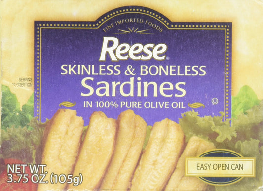 Product image of Reese Skinless And Boneless Sardines In Olive Oil Cans 3.75 oz 3.75 oz
