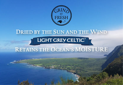 Product image of Celtic Sea Salt Light Grey Sea Salt Additive-Free Gluten-Free Non-GMO Verified Kosher Paleo-Friendly 1/2 lb