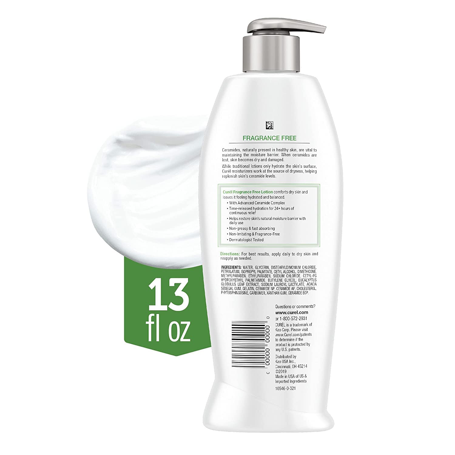 Product image of Curel Daily Moisture Fragrance-Free Lotion For Dry Skin 13 oz 13 oz Pack of 6