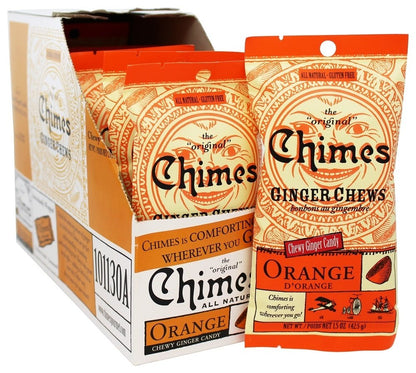Product image of Chimes Ginger Chews Orange Flavor 1.5 oz 1.5 oz Pack of 3