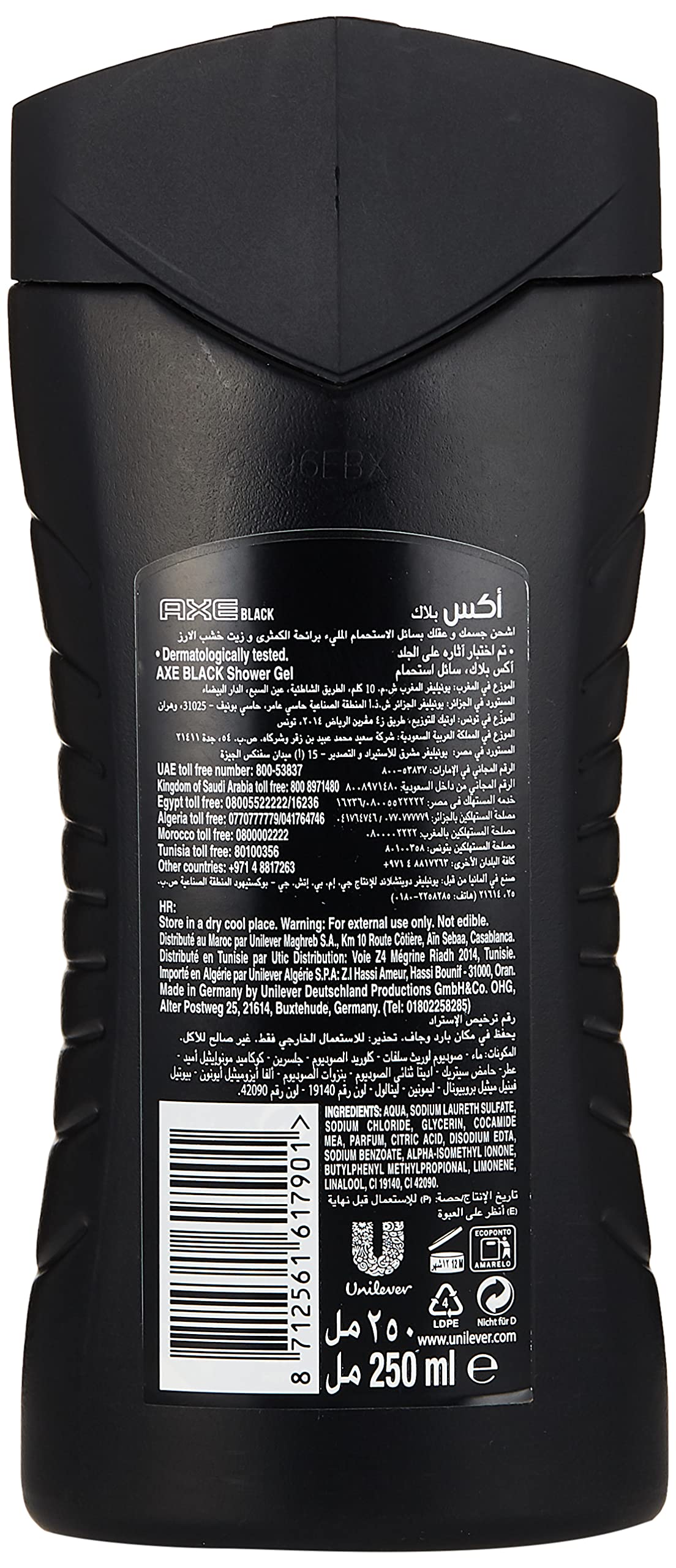 Product image of AXE Black Shower Gel Body Wash Men 8.5 oz 8.5 oz